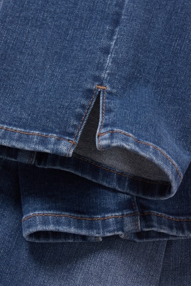 Damen - Capri Jeans - Mid Waist - Slim Fit - jeansblau