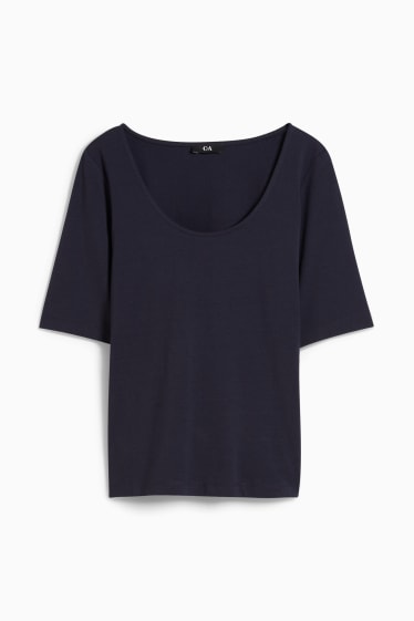 Damen - T-Shirt - dunkelblau