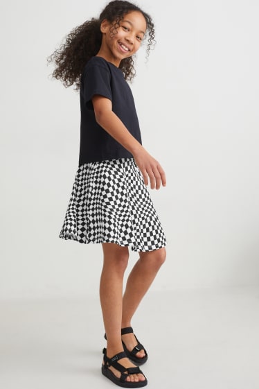 Children Girls - Multipack of 2 - skirt - black / white