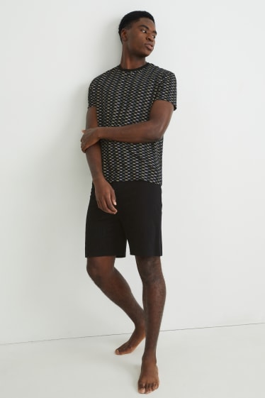 Men - Short pyjamas - black