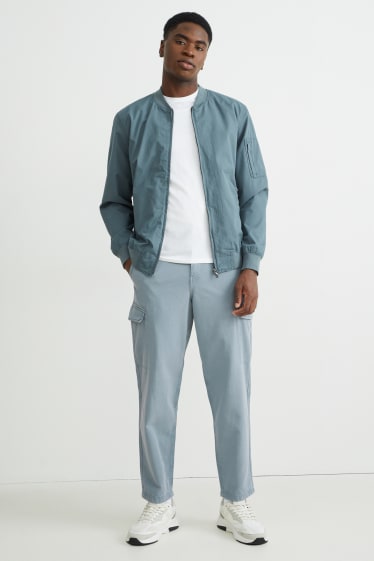 Home - Pantalons cargo - relaxed fit - verd menta