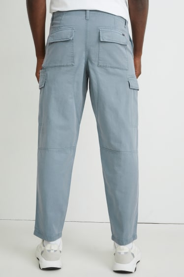 Home - Pantalons cargo - relaxed fit - verd menta