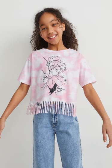 Kinderen - Tinkerbell - T-shirt - wit / roze