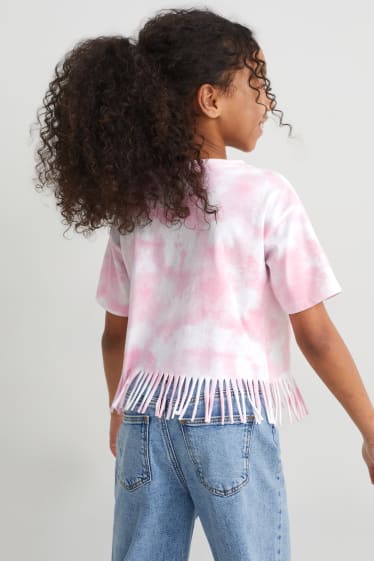 Copii - Clopoțica - tricou cu mânecă scurtă - alb / roz