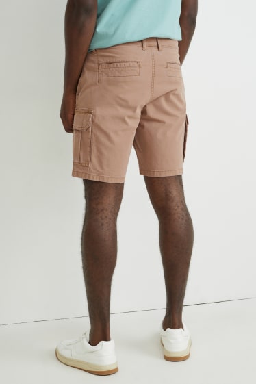 Hommes - Short cargo - taupe