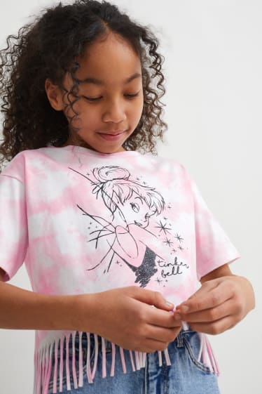 Kinderen - Tinkerbell - T-shirt - wit / roze