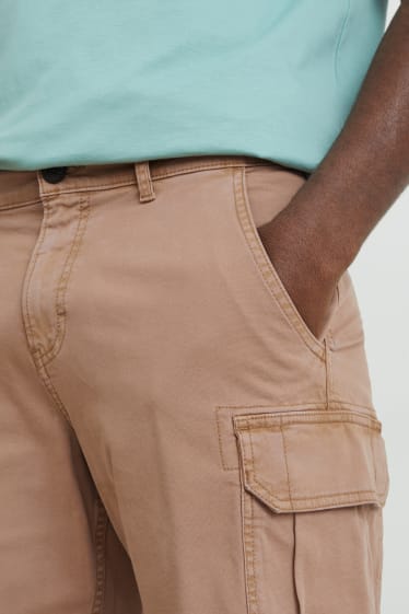 Uomo - Shorts cargo - tortora