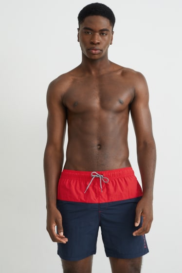 Uomo - Shorts da mare - rosso