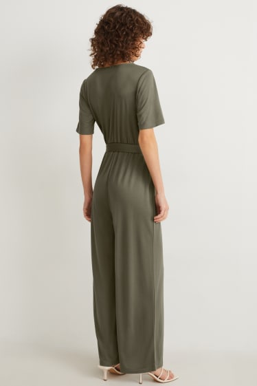 Damen - Jumpsuit - grün