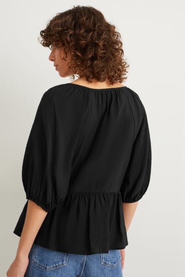 Dames - Blouse - zwart