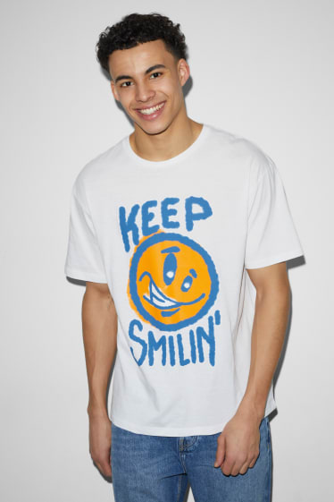 Heren - T-shirt - wit