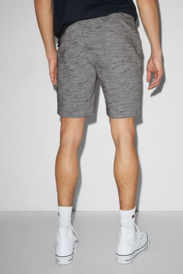 Uomo - Shorts di felpa - grigio melange