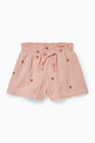 Kinderen - Shorts - met patroon - roze