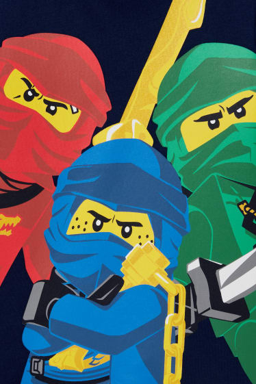 Enfants - Lot de 3 - Lego Ninjago - T-shirt - bleu foncé