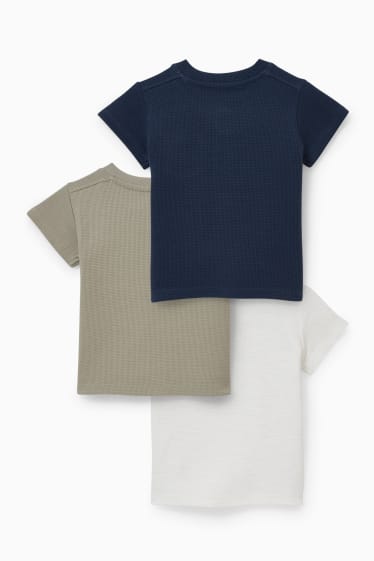 Miminka - Multipack 3 ks - tričko s krátkým rukávem pro miminka - světle zelená