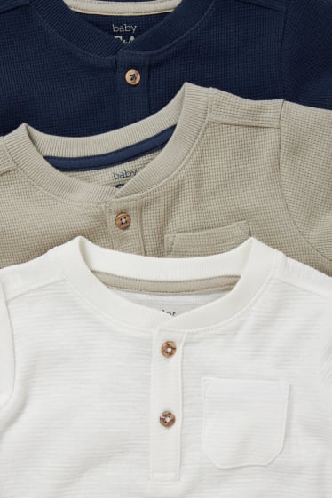 Baby Jungen - Multipack 3er - Baby-Kurzarmshirt - hellgrün