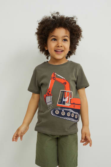 Kinderen - Set van 2 - T-shirt - groen