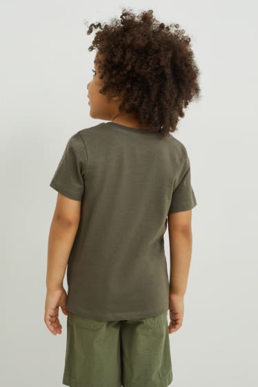 Enfants garçons - Lot de 2 - T-shirts - vert
