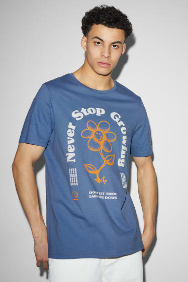 Hommes - T-shirt - bleu