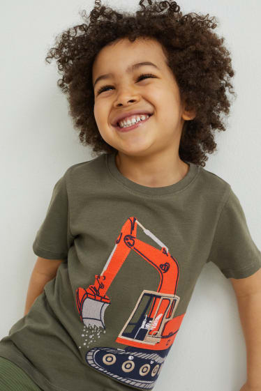 Enfants garçons - Lot de 2 - T-shirts - vert