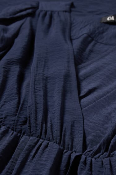 Women - Wrap dress - dark blue