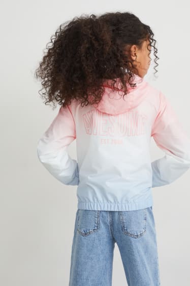 Kinderen: meisjes - Jas met capuchon - roze