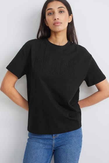 Damen - T-Shirt - schwarz