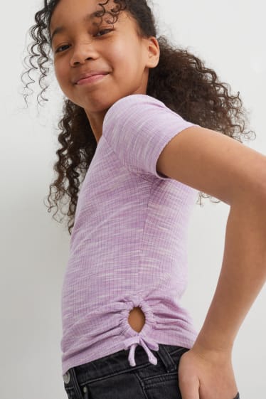 Enfants filles - T-shirt - violet clair