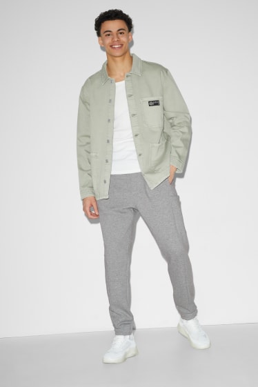 Men - Joggers - gray-melange