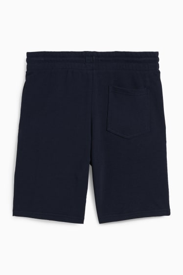 Uomo - Shorts di felpa - blu scuro