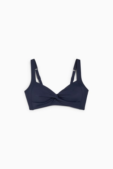 Women - Bikini top - padded - non-wired - LYCRA® XTRA LIFE™ - dark blue