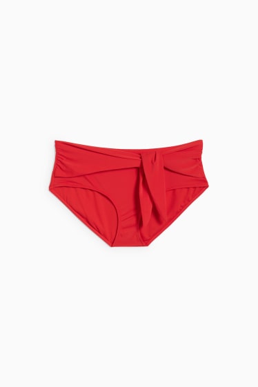 Donna - Slip bikini - coulotte - vita bassa - LYCRA® XTRA LIFE™ - rosso