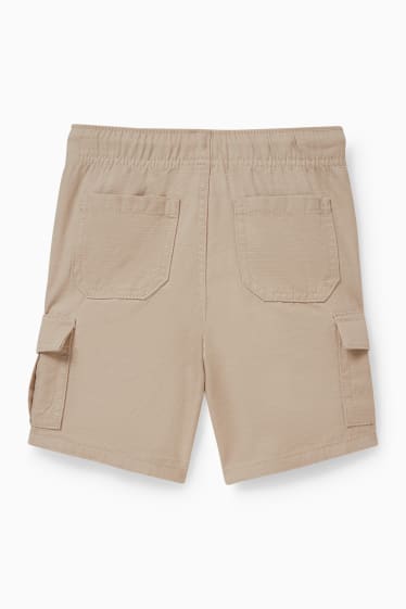 Kinderen - Cargoshort - licht beige