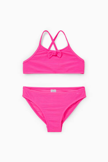 Kinderen: meisjes - Bikini - LYCRA® XTRA LIFE™ - 2-delig - fuchsiarood