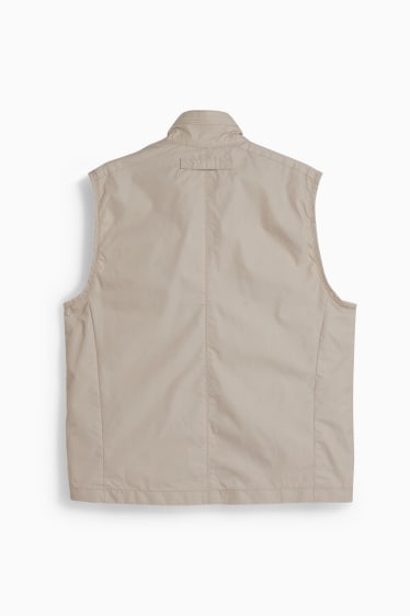 Men - Waistcoat - beige