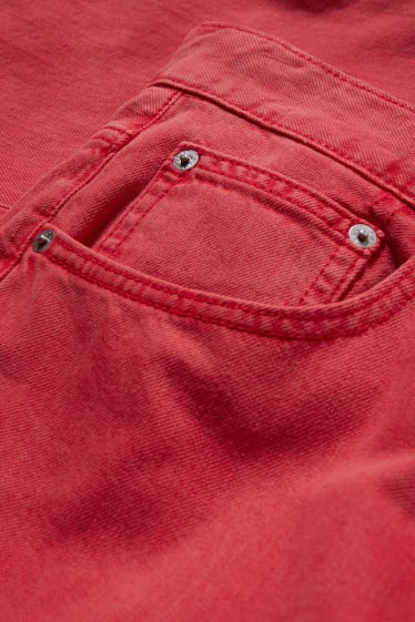 Hommes - Regular jean - rouge