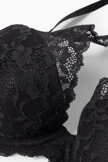 Women - Underwire bra - DEMI - padded - LYCRA® - black