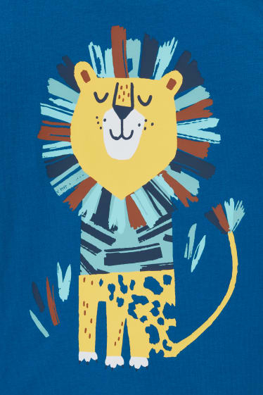 Enfants garçons - Lot de 3 - pyjashorts - 6 pièces - bleu
