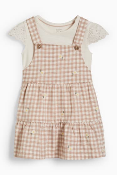Babys - Baby-Outfit - 2 teilig - cremeweiß