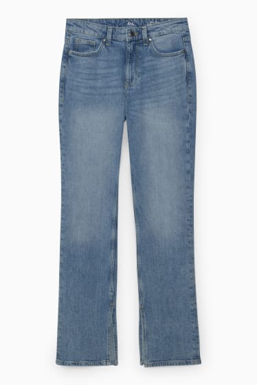 Femei - Straight jeans - talie înaltă - denim-albastru deschis