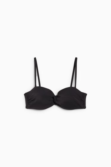 Donna - Reggiseno bikini con ferretti - imbottito - LYCRA® XTRA LIFE™ - nero