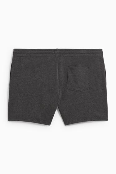 Uomo - Shorts di felpa - grigio scuro-melange