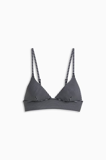 Femmes - Haut de bikini - triangles - ampliforme - LYCRA® XTRA LIFE™ - noir / blanc