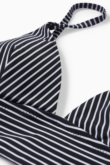 Dona - Sostenidors de biquini - triangulars - enconxats - LYCRA® XTRA LIFE™ - negre/blanc