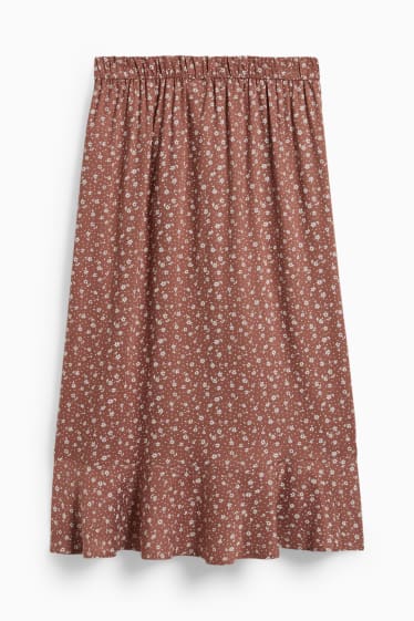 Bambine - Gonna - a fiori - marrone