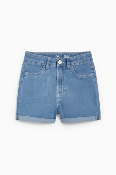 Kinder - Jeans-Shorts - jeansblau