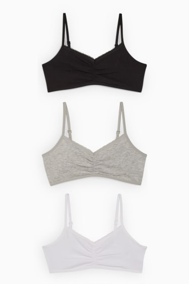 Nena - Paquet de 3 - bustier - gris clar jaspiat