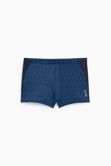 Heren - Zwembroek - LYCRA® - blauw / donkerblauw