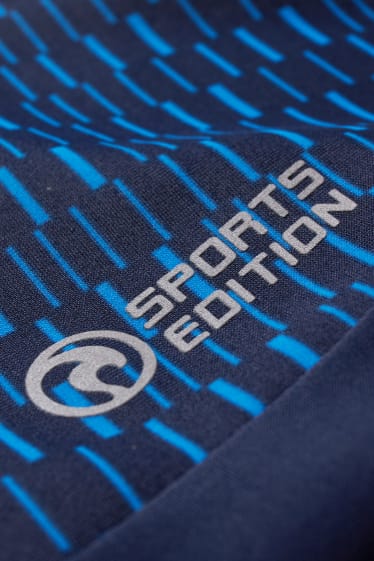 Heren - Zwembroek - LYCRA® - blauw / donkerblauw