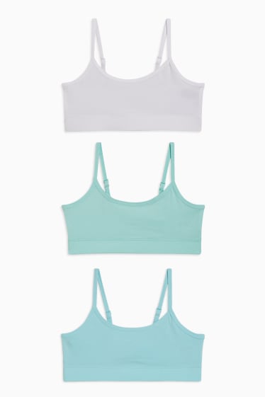Nena - Paquet de 3 - bustier - turquesa clar